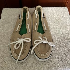 Nautica Tan Boat Dock Shoes Or Loafers Size 7